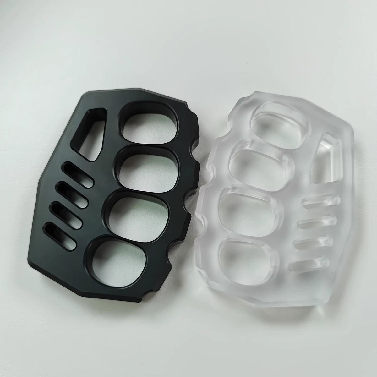Brass Four Finger Knuckles – PVC Plastic with 14mm Ultra Thick Non-Metal Lightweight detail image - detail view 8