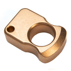 Brass Ring – H59 Single Finger with 18mm Ultra Thick Stonewash Antique Heavy product image