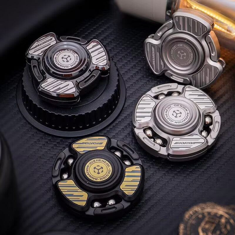 Auto-Deploy Blade Fidget Spinner - Radiation EDC Toy