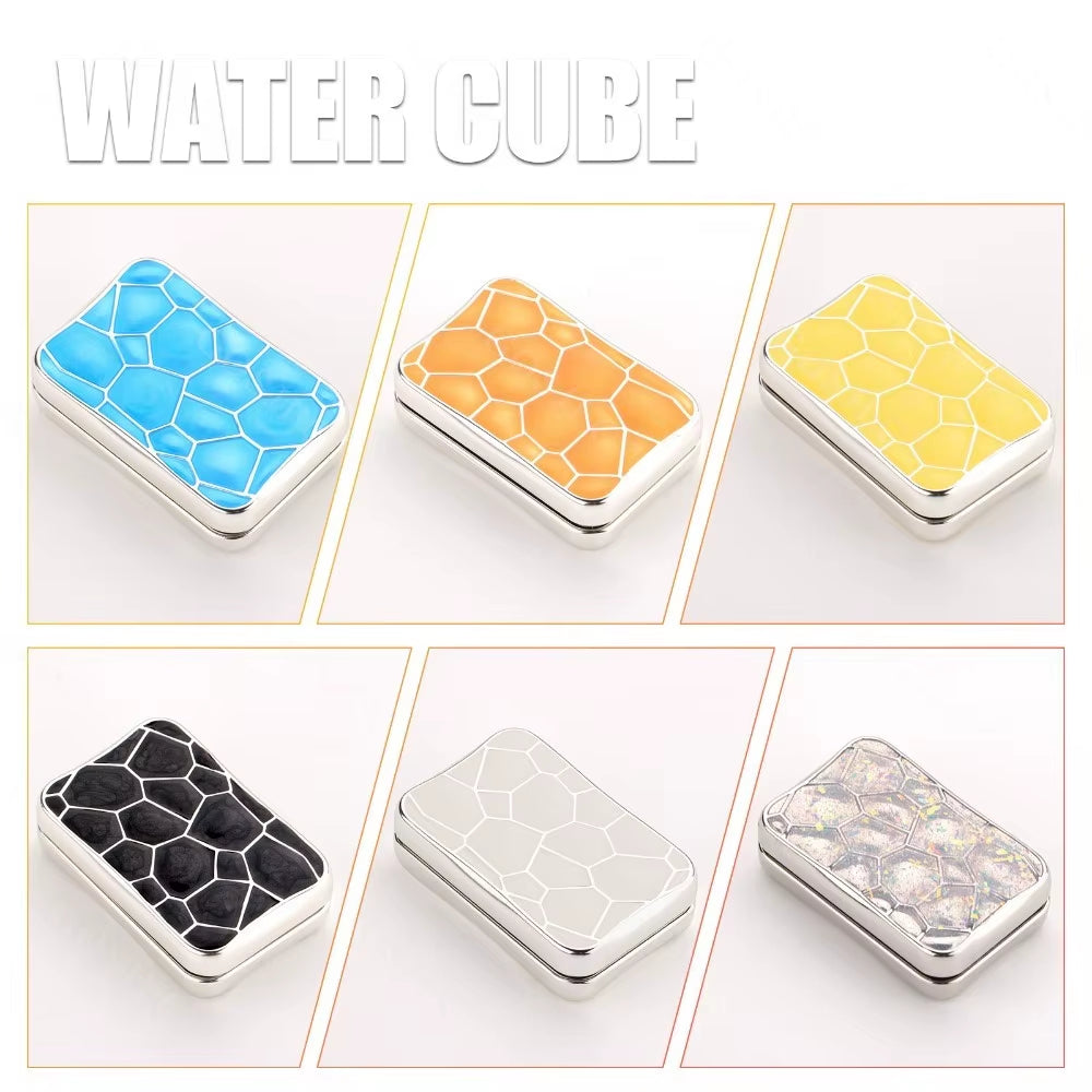 Magnetic Fidget Slider Full Metal Infinity Push Water Cube Stress Relief EDC Desk Toy