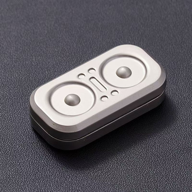 Owl Fidget Coin Titanium Magnetic Spinner - 360° Stress Relief EDC
