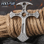 Cross Necklace – Zinc Alloy Self Defense Pendant with Bottle Opener Jewelry 74g detail image - detail view 5