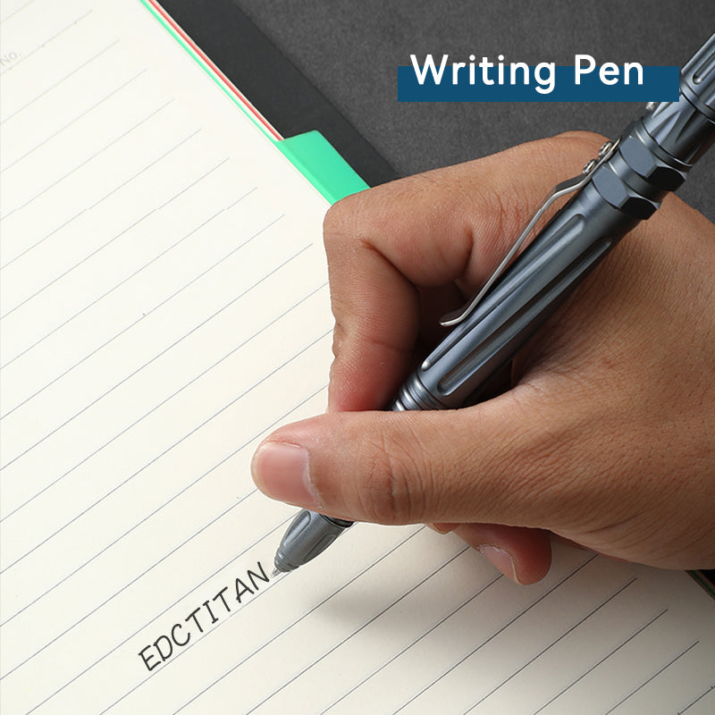 Tactical Pen USB Rechargeable Lighter Tungsten Tip Firestarter EDC Self Defense Outdoor