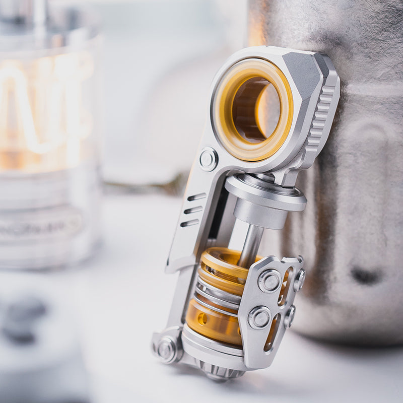 Fidget Spinner Slider – Sinian Titanium Multi-Mode Ratchet Premium EDC Toy