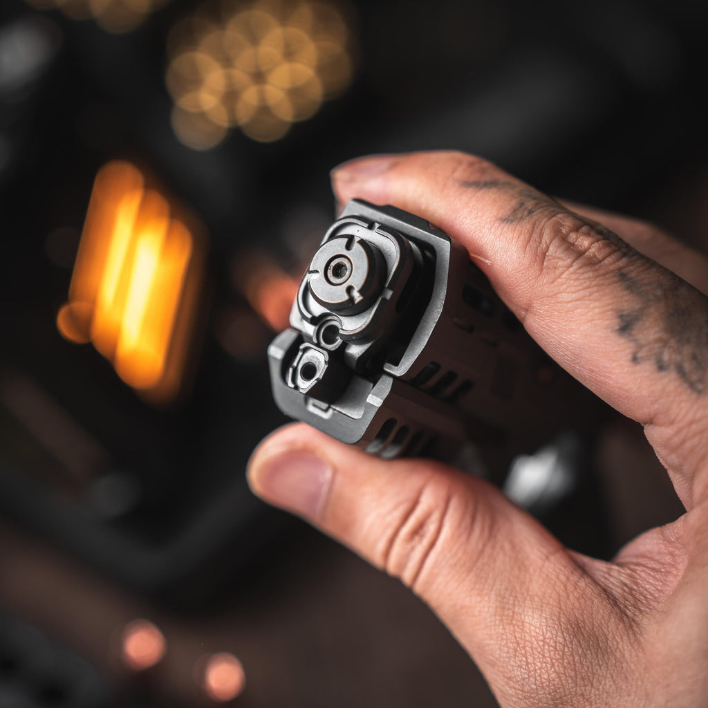 Punnk by GoBiggeR - Authentic Titanium & Zirconium Modular Fidget Spinner