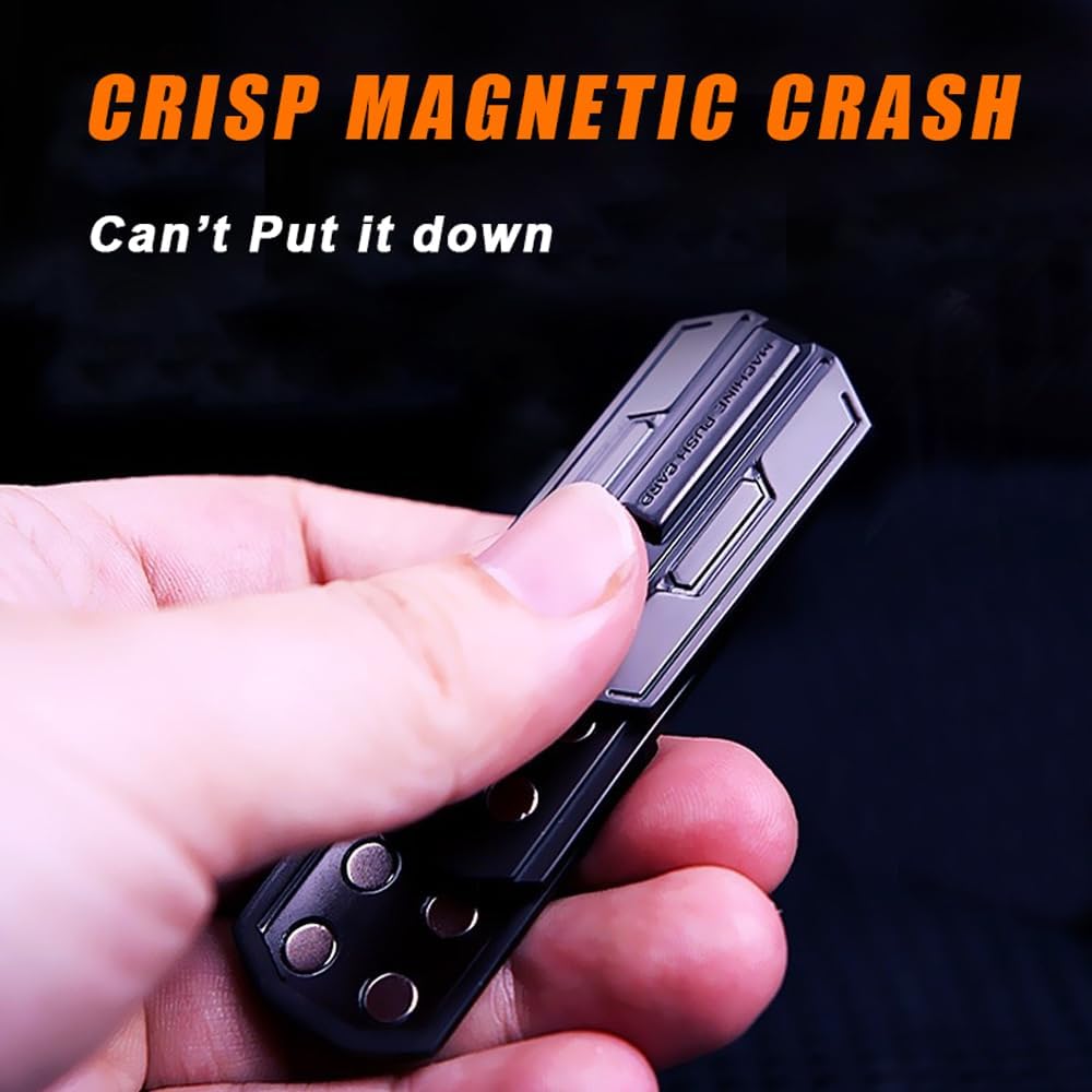 PopFidget Metal Magnetic Snap Coin - High-Density Fidget Desk Toy
