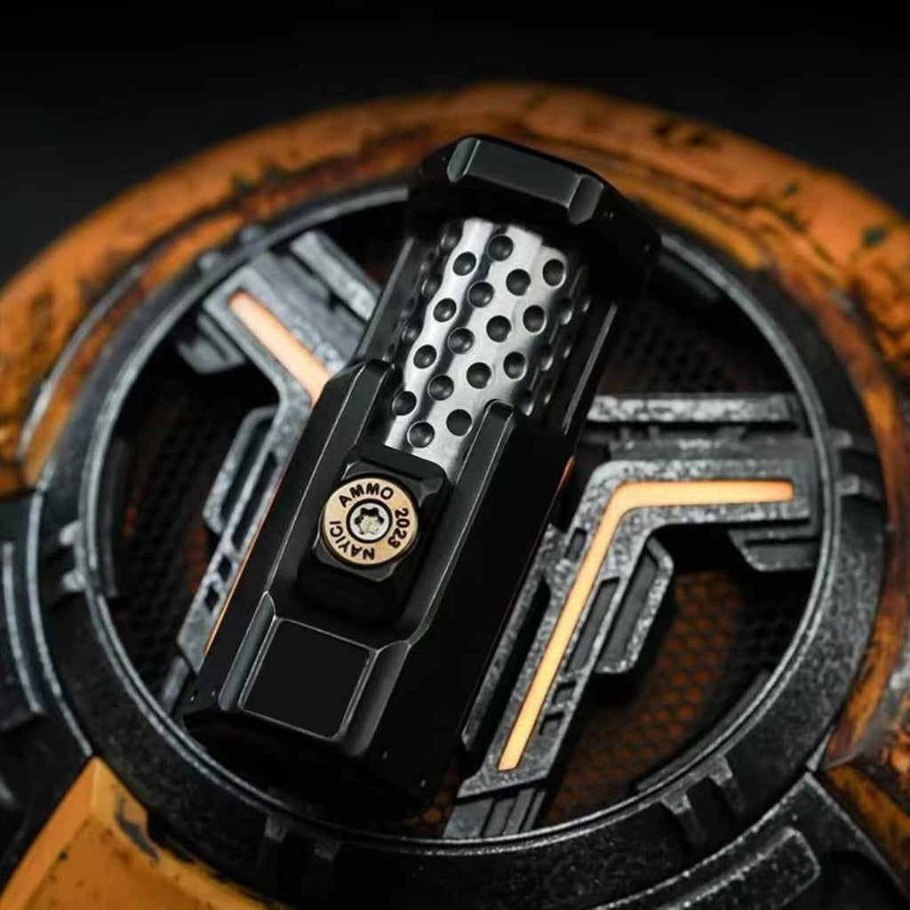 Fidget Slider Titanium 2-Stage Ratchet Mechanical Smooth Rotation EDC Stress Relief Desk Toy