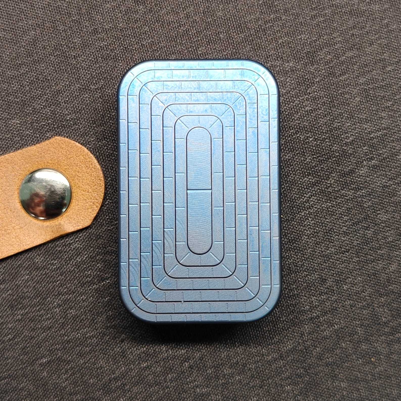 Titanium Z2 Infinite Position Fidget Slider - Vibration EDC