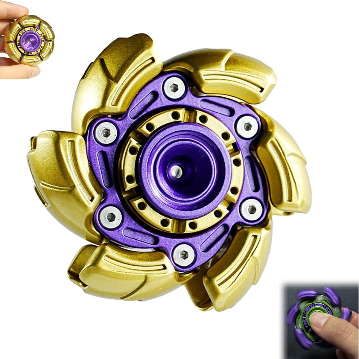 Fidget Spinner Metal Mecha Transforming - AlphaRevolve Stainless Steel EDC Spinner