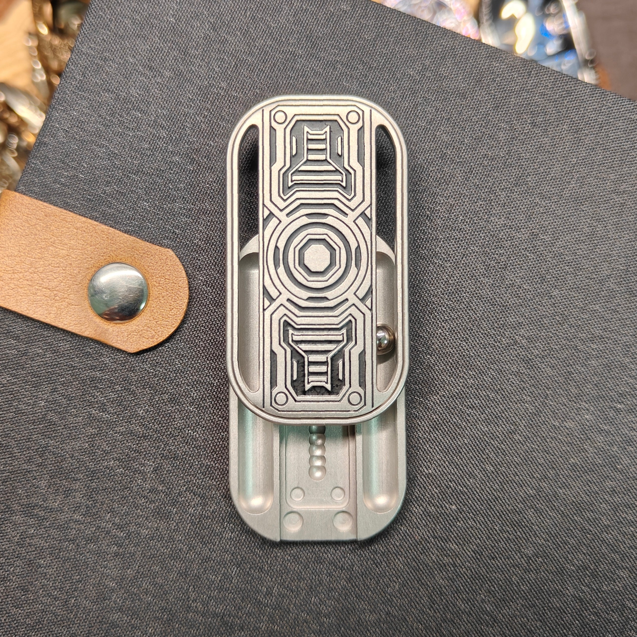 Stainless Steel Mechanical Hop Fidget Slider - Dual Sound EDC