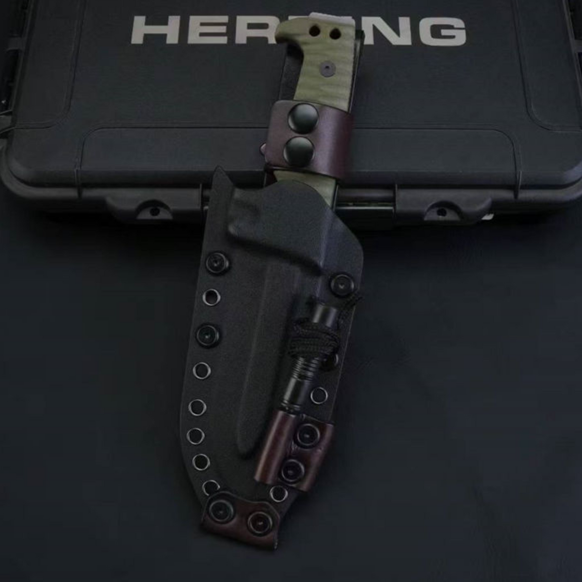 Fixed Blade Knife – IronClad DC53 Tactical with 7mm Full-Tang with G10 Handle Survival detail image - detail view 8