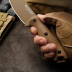 Fixed Blade Knife – Vanguard Heavy-Duty with 5mm Thick Tactical with Polymer Grip & Sheath detail image - detail view 4