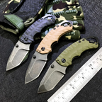 Folding Knife – Kershaw 8750 Pocket with 8Cr13MoV Tanto Blade with Dual Thumbstuds EDC detail image - detail view 12