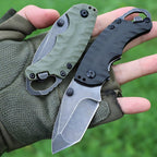 Folding Knife – Kershaw 8750 Pocket with 8Cr13MoV Tanto Blade with Dual Thumbstuds EDC detail image - detail view 7