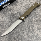 Folding Knife – Large Clip Point GFN Handle Spring Lock Tactical Military EDC detail image - detail view 5