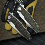 Folding Knife – Python D2 Heavy-Duty with G10 Tactical Survival Blade detail image - detail view 4