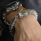 Gothic Dragon Bracelet – Jormungandr World Serpent Viking Hip Hop Rock Statement product image
