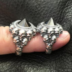 Gothic Skull Ring – Aneka Crystal Zircon Punk Biker Statement detail image - detail view 6