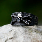 Gothic Skull Ring – Viking with Toxic Poison Punk Biker Statement product image