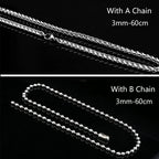 Gothic Statement Necklace – Medusa with Gorgon Pendant Spiga Chain Punk variant image