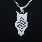 Gothic Statement Necklace – Owl with Majestic Pendant Punk Dark detail image - detail view 6