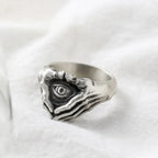Gothic Statement Ring – Eye with Omnisight Guardian Peace Vintage Punk product image