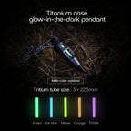 Gothic Titanium Pendant – Dark Fire EDC with Multi-Tool with Keychain Lantern detail image - detail view 14