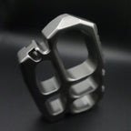Brass Knuckles Stainless Steel Heavy Duty Full Grip 4 Finger EDC Self-Defense Knuckle Duster