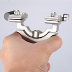 Hunting Slingshot – 360° Rotating Stainless Steel with Fiber Optic & Laser Sight detail image - detail view 4