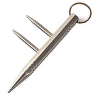 304 Stainless Steel Spike Kubotan - Detachable Long Spikes Keychain EDC