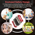 Magnetic Fidget Slider – Alloy CNC Engraved Sound Blade EDC Stress Relief ADHD Anxiety detail image - detail view 10