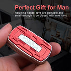 Magnetic Fidget Slider – Alloy CNC Engraved Sound Blade EDC Stress Relief ADHD Anxiety detail image - detail view 3