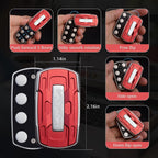 Magnetic Fidget Slider – Alloy CNC Engraved Sound Blade EDC Stress Relief ADHD Anxiety detail image - detail view 5