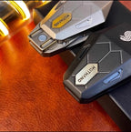 Magnetic Fidget Slider – Serpentis Titanium with Precision Sound Chamber EDC detail image - detail view 3