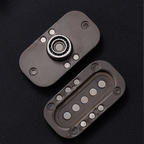 Magnetic Fidget Spinner – Owl Coin Titanium with 360° Stress Relief EDC detail image - detail view 13