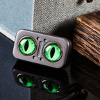 Magnetic Fidget Spinner – Owl Coin Titanium with 360° Stress Relief EDC detail image