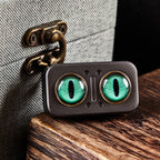 Magnetic Fidget Spinner – Owl Coin Titanium with 360° Stress Relief EDC detail image - detail view 3