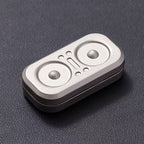 Magnetic Fidget Spinner – Owl Coin Titanium with 360° Stress Relief EDC detail image - detail view 4