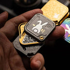 Magnetic Fidget Toy – Polar Flash SNAP Triple-Slide EDC with Titanium & Zirconium detail image - detail view 7