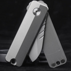 Magnetic Fidget Toy – TiSpin Blade Titanium Utility Knife with D2 Steel EDC Multi-Tool detail image - detail view 15