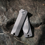 Magnetic Fidget Toy – TiSpin Blade Titanium Utility Knife with D2 Steel EDC Multi-Tool detail image - detail view 3