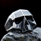 Mechanical Skull Ring – Skeleton with Dark Mech Robotic Gothic Hip Hop Biker Statement detail image