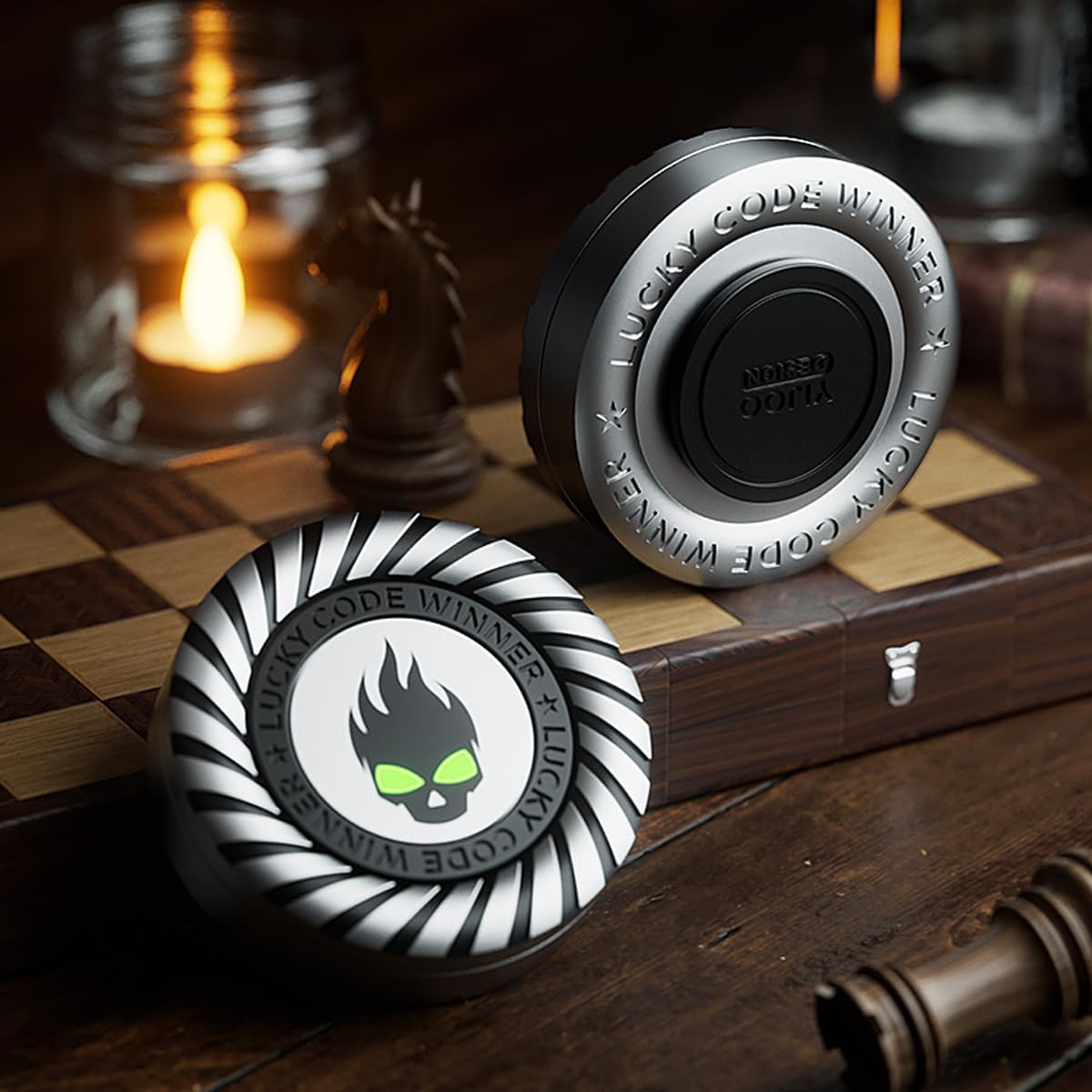 Metal Fidget Spinner – 3-in-1 Torpedo Detachable EDC Stress Relief Focus Desk Toy variant image - product view 9