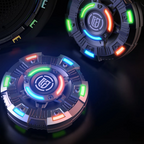 Metal Fidget Spinner – NovaDisc 2-in-1 with Spin & Slide Mechanism detail image - detail view 3