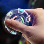 Metal Fidget Spinner – NovaDisc 2-in-1 with Spin & Slide Mechanism detail image - detail view 5