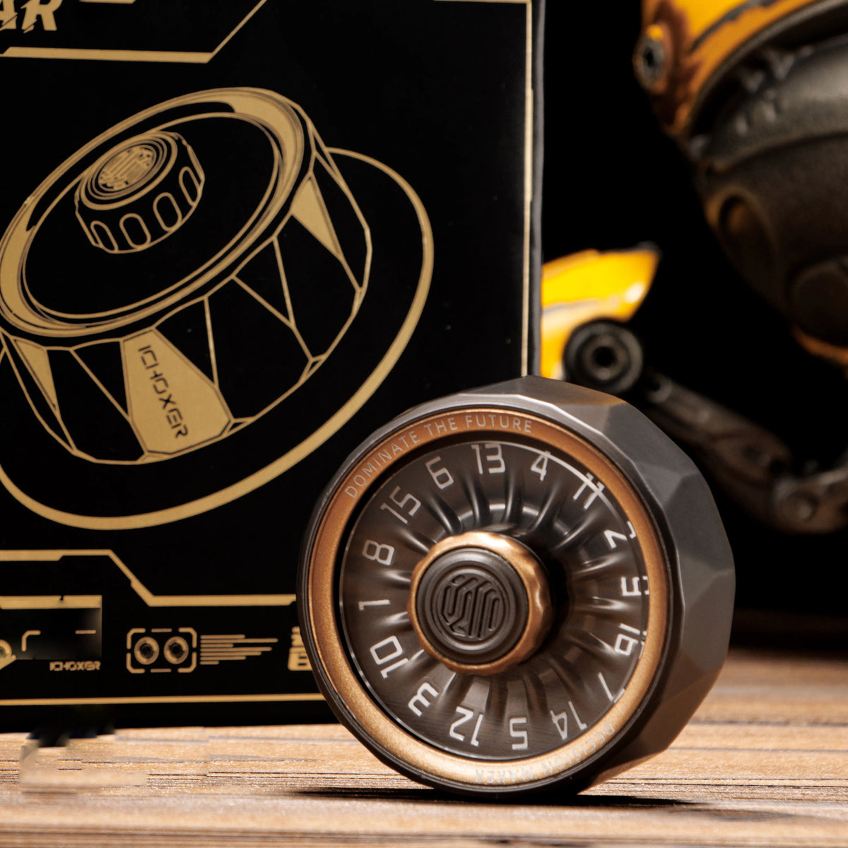 Metal Fidget Spinner – Rechargeable Torque Wheel Dual-Direction product image