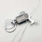 Metal Fidget Spinner – UniKey EDC Car Keychain Multi-Tool with Box Cutter, & Phone Stand detail image - detail view 3