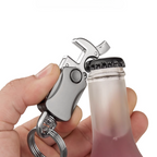 Metal Fidget Spinner – UniKey EDC Car Keychain Multi-Tool with Box Cutter, & Phone Stand detail image - detail view 8