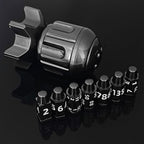 Metal Fidget Toy – RocketDice Rotating Dice Set with Zinc Alloy Bullet-Inspired EDC detail image - detail view 3