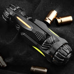 Metal Fidget Toy – Vortex Blaster Mini Alloy EDC with Shell Ejection & Glow Strip Blaster detail image